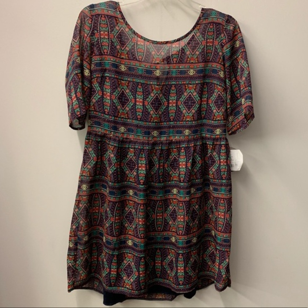 NWT Adorable Be Bop tie loopback dress